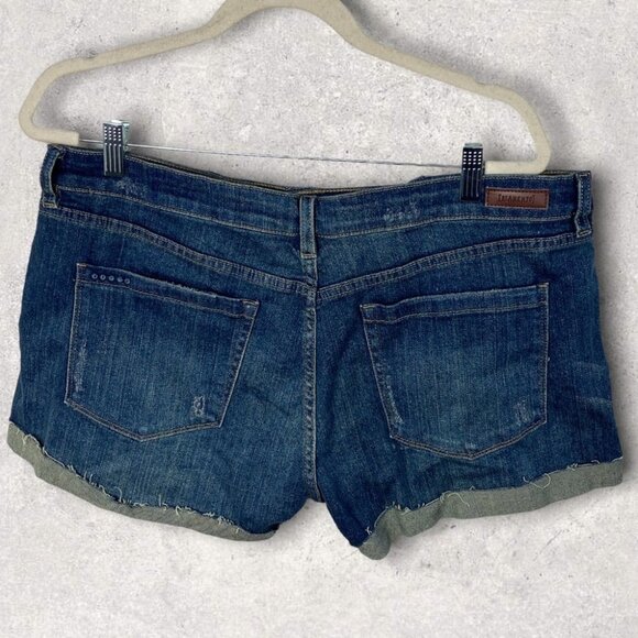 NEW Blank NYC The Fulton Dress Down Distress Jean Shorts Size 32 Denim High Rise - Picture 4 of 12